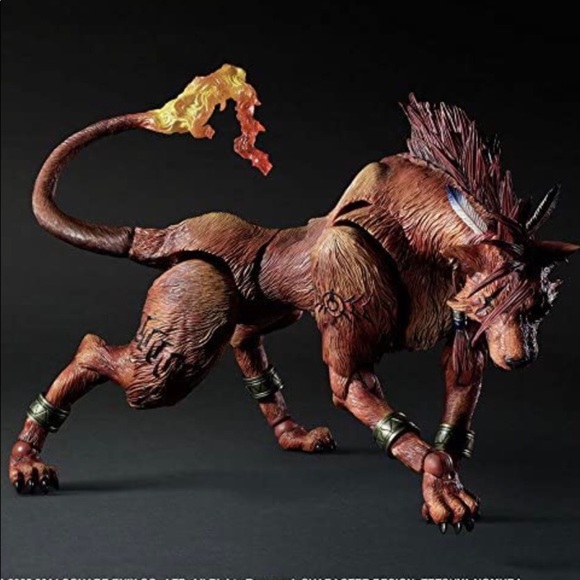 FF7 Advent Children Red XIII Nanaki Play Arts Kai - Picture 1 of 8